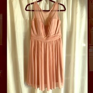 David’s Bridal Chiffon Bridesmaid Dress